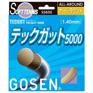 「■5張セット」GOSEN ゴーセン 「テックガット5000」ss600ソフトテニスストリング ガット 『即日出荷』｜kpi24