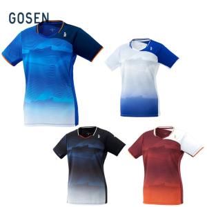 ゴーセン GOSEN テニスウェア レディース レディースゲームシャツ T2147 2021FW｜kpi24
