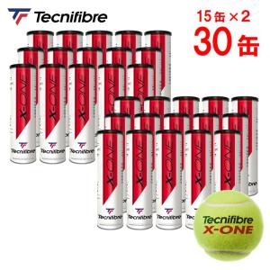 「365日出荷」「2箱セット」テクニファイバー Tecnifibre テニスボール X-ONE エックスワン 4個入 1箱 15缶/60球 TBA4XE1　　ITF／JTA 公認球 『即日出荷』｜kpi24