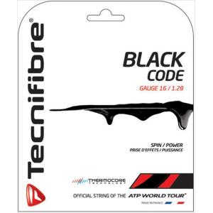 Tecnifibre テクニファイバー 「BLACK CODE ブラックコード  TFG505」硬式テニスストリング ガット [ポスト投函便対応]｜kpi24