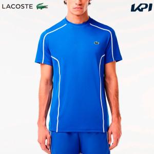 ラコステ LACOSTE テニスウェア メンズ コントラストラインドウルトラドライTシャツ TH7545-99-IXW 2024SS 『即日出荷』の商品画像