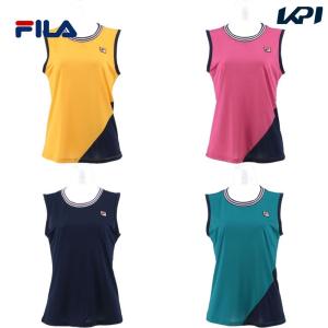 フィラ FILA テニスウェア レディース ノースリーブシャツ VL2653 2023SS｜kpi24