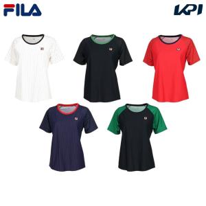 フィラ FILA テニスウェア レディース ゲームシャツ VL2714 2023FW｜kpi24