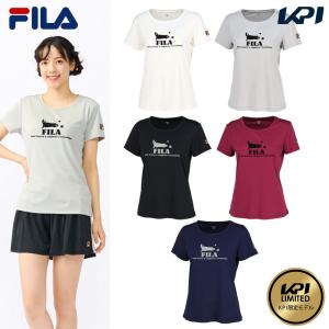 「別注数量限定」フィラ FILA テニスウェア レディース グラフィックＴシャツ KPI限定コラボモデル VL2764 2023FW『即日出荷』｜kpi24