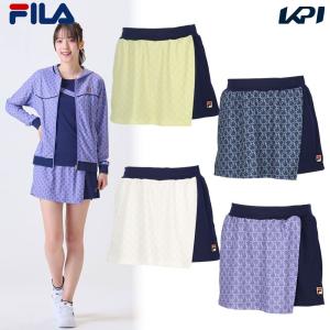 FILA（フィラ） テニスウェア レディース 総柄スコート VL2582 2023SS