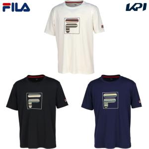 フィラ FILA テニスウェア メンズ アップリケTシャツ VM5622 2023FW｜kpi24