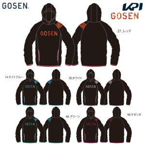 ゴーセン GOSEN テニスウェア ユニセックス プルオーバーパーカー 2022秋企画 W22A01 2022FW｜kpi24