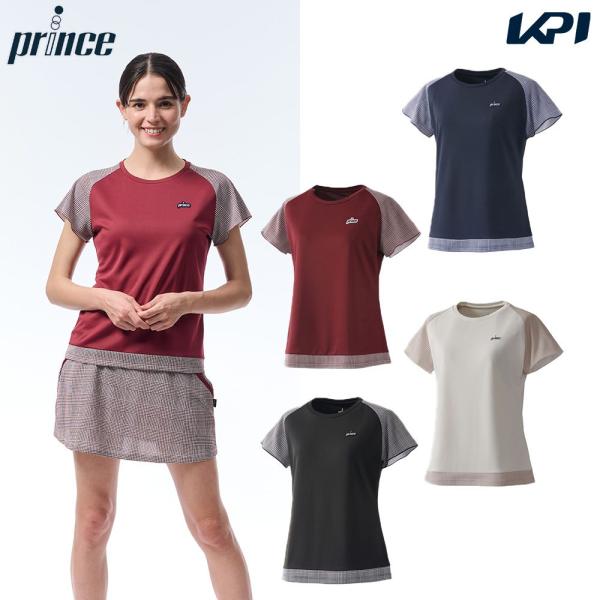 プリンス Prince テニスウェア レディース   ゲームシャツ WF5084 2025FW