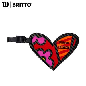 ウイルソン Wilson テニスアクセサリー  BRITTO BAG TAG ART Heart  バッグタグ ハート ロメロ・ブリットモデル WR8409601001  『即日出荷』｜kpi24