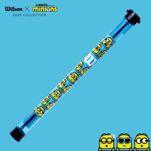 ウイルソン Wilson テニスコート用品  MINIONS BALL TUBE ミニオンズ ボールチューブ WR8414601001 『即日出荷』｜kpi24