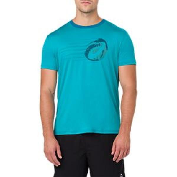 アシックス asics テニスウェア ユニセックス グラフィックショートスリーブトップ 154412...