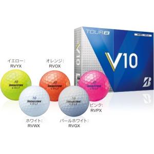 ブリヂストン BRIDGESTONE ゴルフボール TOUR B V10  1ダース 12球入  16GVT『即日出荷』｜kpi