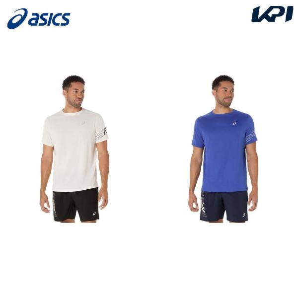 アシックス asics ランニングウェア メンズ   ICONランニング半袖シャツ 2011D300...