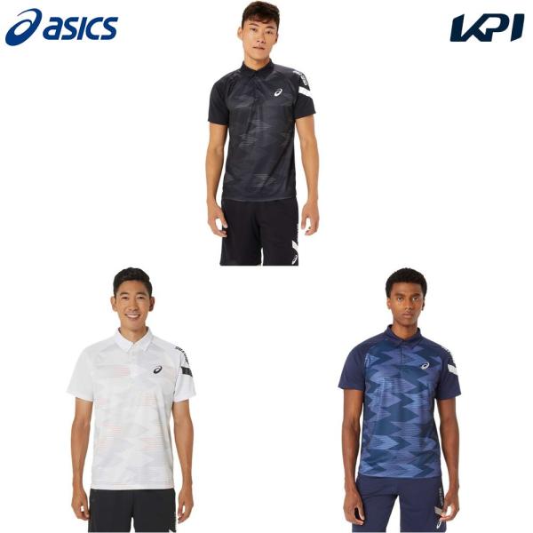 アシックス asics フィットネスウェア メンズ   A-I-M ドライグラフィックボタンダウンポ...