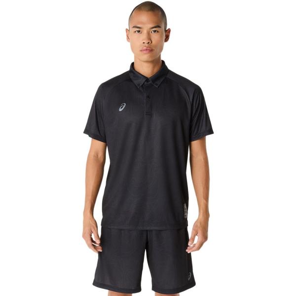 アシックス asics マルチSPウェア ユニセックス   ドライグラフィックボタンダウンポロシャツ...