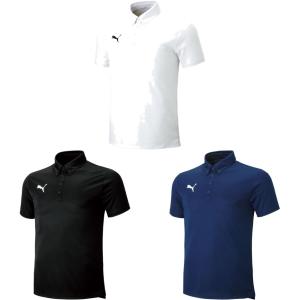 プーマ　ポロシャツ PUMA プーマ ポロシャツ 半袖 開襟シャツ 綿 コットン 天竺