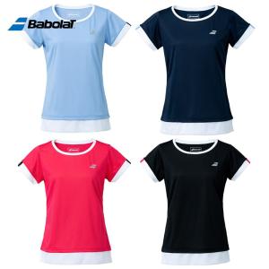 バボラ Babolat テニスウェア レディース CLUB SHORT SLEEVE SHIRT ショートスリーブシャツ BWG1330C 2021SS『即日出荷』｜kpi