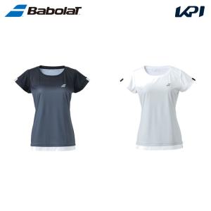 バボラ Babolat テニスウェア レディース   CLUB SHORT SLEEVE SHIRT 半袖Tシャツ BWG2332C-2024 2024SS｜kpi