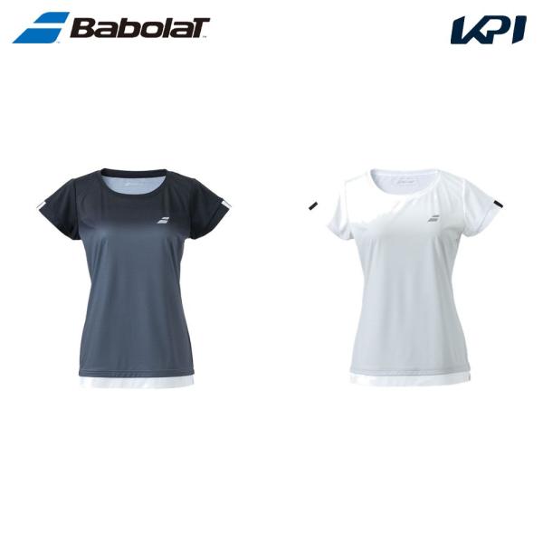 バボラ Babolat テニスウェア レディース   CLUB SHORT SLEEVE SHIRT...