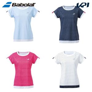 バボラ Babolat テニスウェア レディース   CLUB SHORT SLEEVE SHIRT ショートスリーブ 半袖Tシャツ BWG4330C 2024SS｜kpi