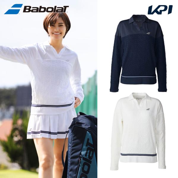 バボラ Babolat テニスウェア レディース   PURE LONG SLEEVE SHIRT ...