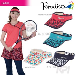 テニスウェア レディース パラディーゾ PARADISO レディースハートバイザー CPCW76 2017FW 2017新製品｜kpi