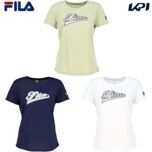 フィラ FILA テニスウェア レディース アップリケTシャツ CZ6SGW046 2026SS