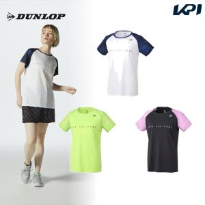ダンロップ DUNLOP テニスウェア レディース   Tシャツ DAL-8421W 2024SS｜kpi