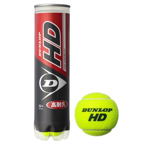 「365日出荷」ダンロップ DUNLOP 硬式テニスボール HD　DUNLOP HD 1缶 DHDA...