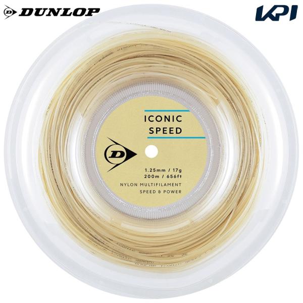 ダンロップ DUNLOP テニスガット・ストリング    ICONIC SPEED アイコニック・ス...