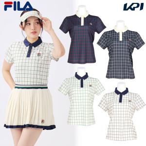 春さん専用FILA レディーステニスウェア チェック柄 ポロシャツ 新作 春さん専用FILA レディーステニスウェア チェック柄 ポロシャツ 新作