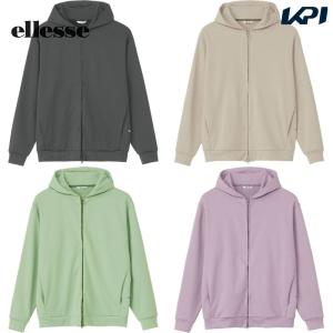 エレッセ Ellesse テニスウェア メンズ   コンフォートフルジップフーディ EM323360 2023FW｜kpi