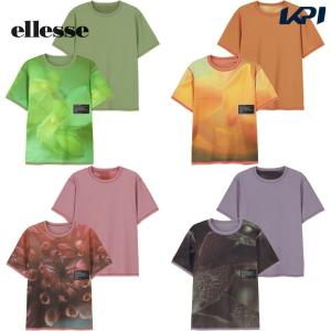 エレッセ Ellesse テニスウェア ユニセックス   W.P.D.ダブルフェイスショートスリーブティ EU123101- 2023SS｜kpi