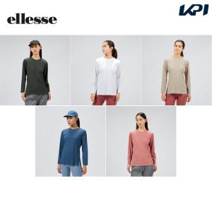 エレッセ Ellesse テニスウェア レディース ４ＷＡＹストレッチロングレングスロングスリーブシャツ EW023102 2023SS｜kpi