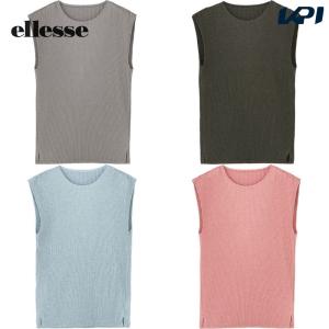 エレッセ Ellesse テニスウェア レディース フロウプリーツフレンチスリーブシャツ EW023108 2023FW｜kpi