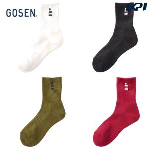 ゴーセン GOSEN テニスアクセサリー ユニセックス   ミドルソックス 22-25cm F2601｜KPI
