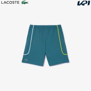 ラコステ LACOSTE テニスウェア メンズ   コントラストラインウルトラドライテニスショーツ GH7460-99-IY4 2024SS 『即日出荷』｜kpi