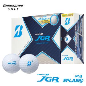 ブリヂストンゴルフ BRIDGESTONE ゴルフボール  TOUR B JGR SPLASH スプラッシュ 撥水コーティング 1ダース J1SX『即日出荷』｜kpi