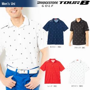 ブリヂストンゴルフ BRIDGESTONE ゴルフウェア メンズ TOUR B ツアーB 半袖台付ポロシャツ JGM03A 2018SS『即日出荷』｜kpi