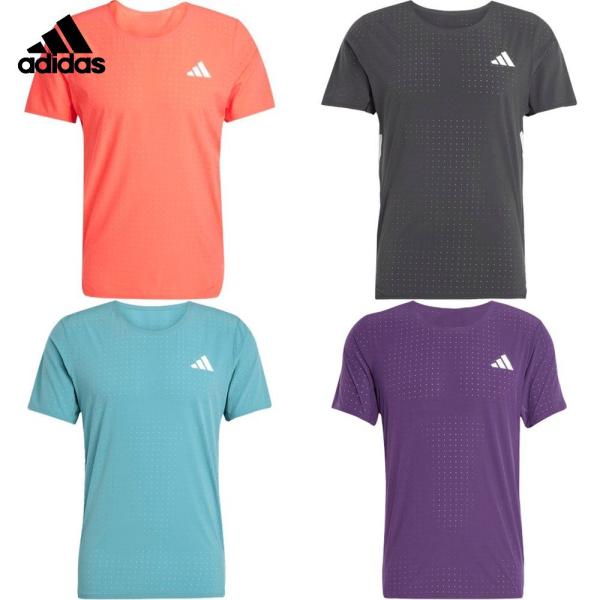 アディダス adidas ランニングウェア メンズ   アディゼロ ランニング半袖Tシャツ JOM2...