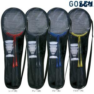 「ガット張り上げ済み」「ラケット2本＋シャトル2個セット」ゴーセン