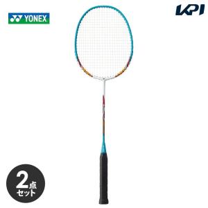 「2個セット」「ガット張り上げ済み」ヨネックス YONEX バドミントンラケット マッスルパワー5LT MP5LTG-682 ホワイト／ターコイズ