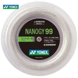 YONEX ヨネックス 「NANOGY99 ナノジー99 200mロール NBG99-2」バドミントンストリング