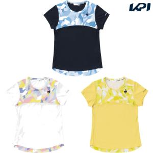 ルコック le coq sportif テニスウェア レディース SUNSCREEN グラフィックゲームシャツ QTWVJA01 2023SS『即日出荷』｜kpi