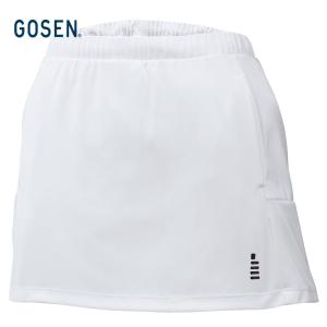 ゴーセン GOSEN テニスウェア レディース スカート インナースパッツ付き  S1601-30 2019SS｜kpi