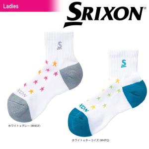 スリクソン SRIXON テニスウェア レディース ソックス ハーフ  SPO-6715W 2018SS 『即日出荷』｜kpi