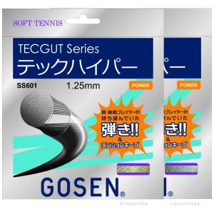 GOSEN ゴーセン 「TECGUT TECHYPER テックハイパー  SS601」ソフトテニスストリング ガット