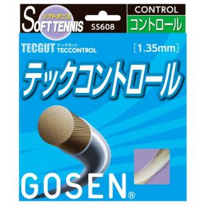 「■5張セット」GOSEN ゴーセン 「テックガットテックコントロール」ss608ソフトテニスストリング ガット 『即日出荷』｜kpi