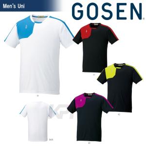 テニスウェア ユニセックス ゴーセン GOSEN ゲームシャツ T1610 2016SS 2017モデル