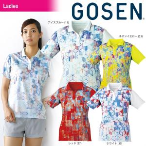 ゴーセン GOSEN テニスウェア レディース ゲームシャツ T1801 2018SS｜kpi